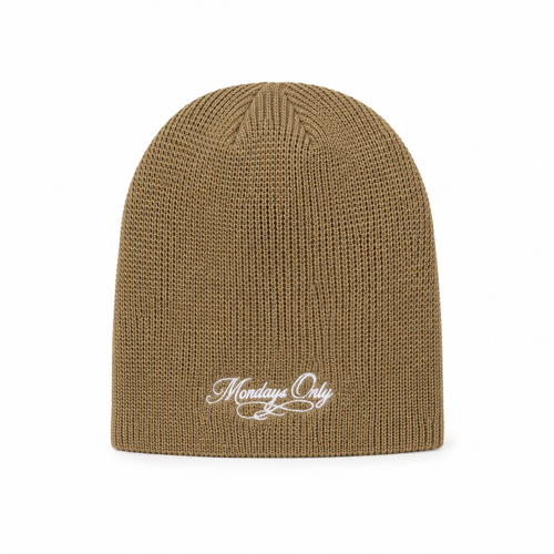Mondays Only Slouch Beanie sand